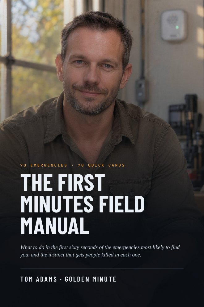 Cover of The First Minutes Field Manual by Tom Adams
