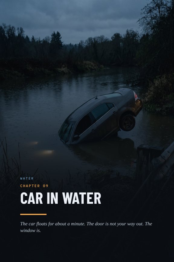 Chapter opening page: Car in Water